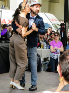 Max e Serena lezione Lindy Hop Torino