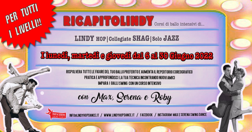 summer camp Lindy giugno 2022
